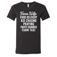Farm Wife Farm Life Bella Canvas Tee