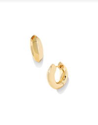 Mikki Metal Huggie Earrings