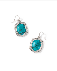 Daphne Tiger Stripe Drop Earrings
