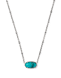 Elisa Tiger Stripe Short Pendant Necklace