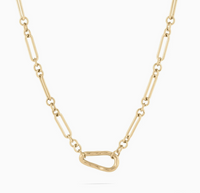 Statement Mixed Link Carabiner Necklace