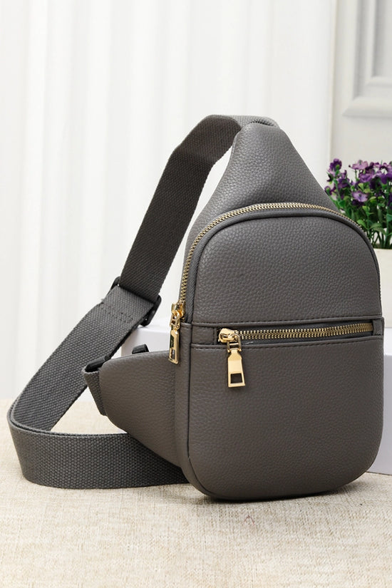 First Class Vegan Leather Sling Crossbody Bag