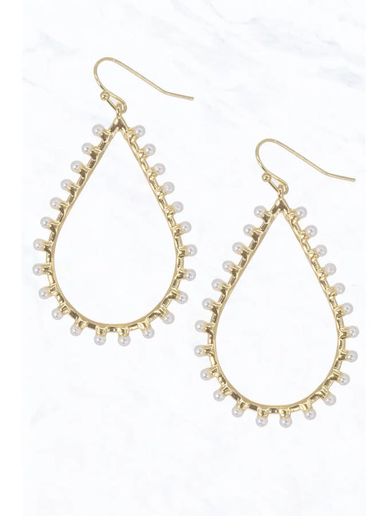Pearl Teardrop Earrings
