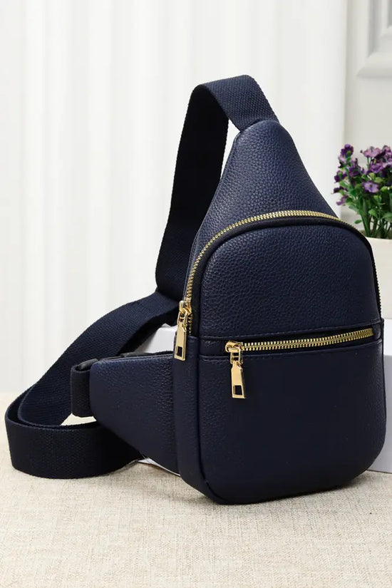 First Class Vegan Leather Sling Crossbody Bag