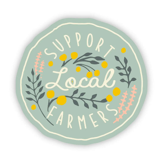Load image into Gallery viewer, Support Local Farmers Sticker
