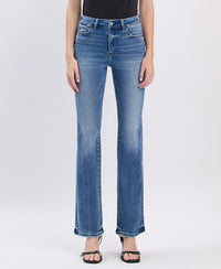 Allison High Rise Full Length Bootcut Denim
