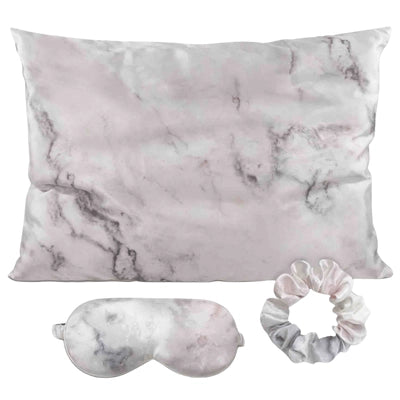 Load image into Gallery viewer, Satin Sleep Gift Set in Marble
