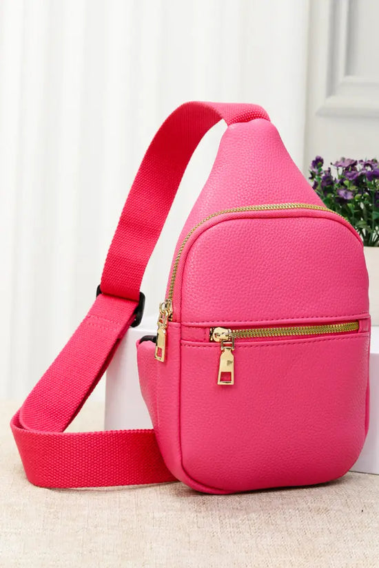 First Class Vegan Leather Sling Crossbody Bag