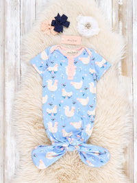 Flutter & Flock Chicky Knot Gown