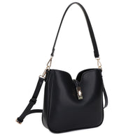 Annie Convertible Crossbody Shoulder Twist Lock Bag