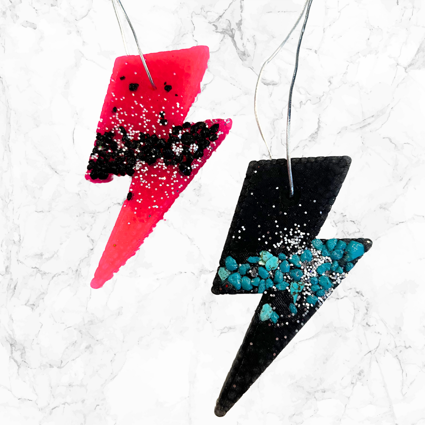 CAR SCENT | TURQUOISE + LIGHTNING BOLT
