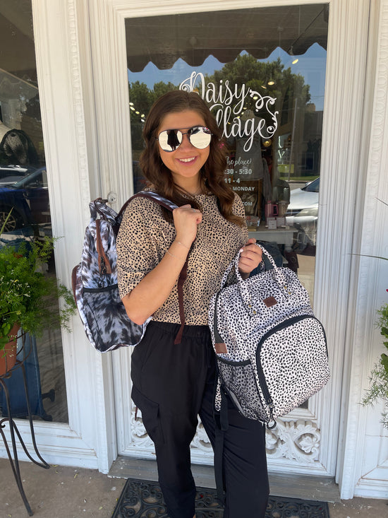 Cooler Lunch Backpack | Cow Hide