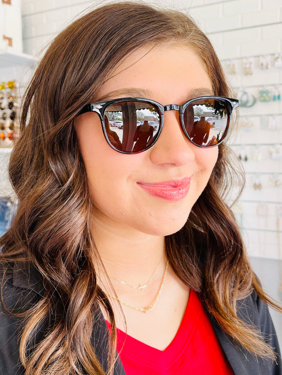 Classic Square Rim Sunglasses