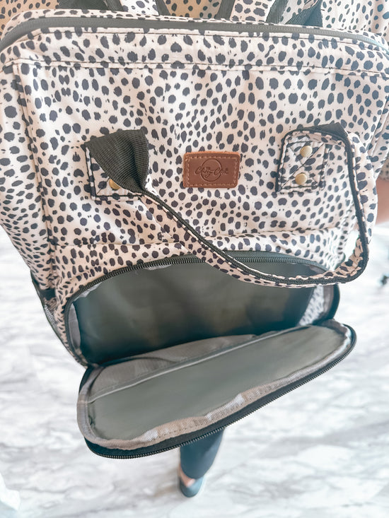 Cooler Lunch Backpack | Beige Dalmatian