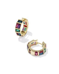 Jamie Huggie Earrings in Multi Mix