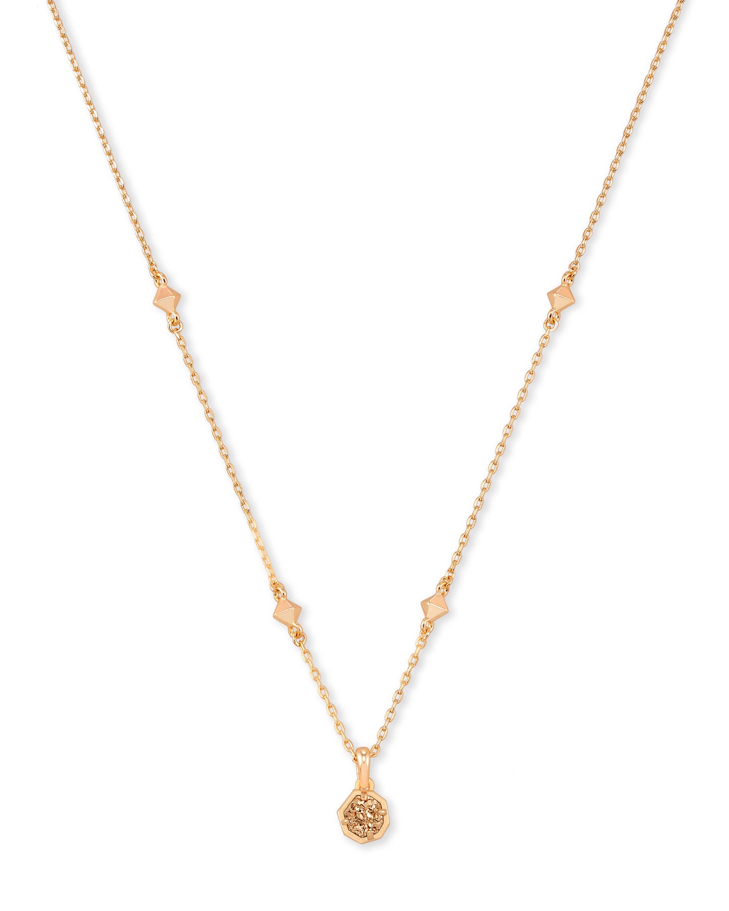 Nola Short Pendant Drusy Necklace | Multiple Colors