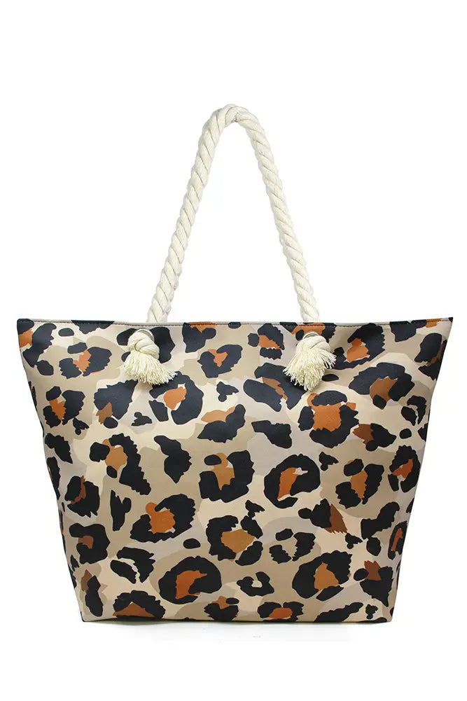 Leopard 2025 beach bag