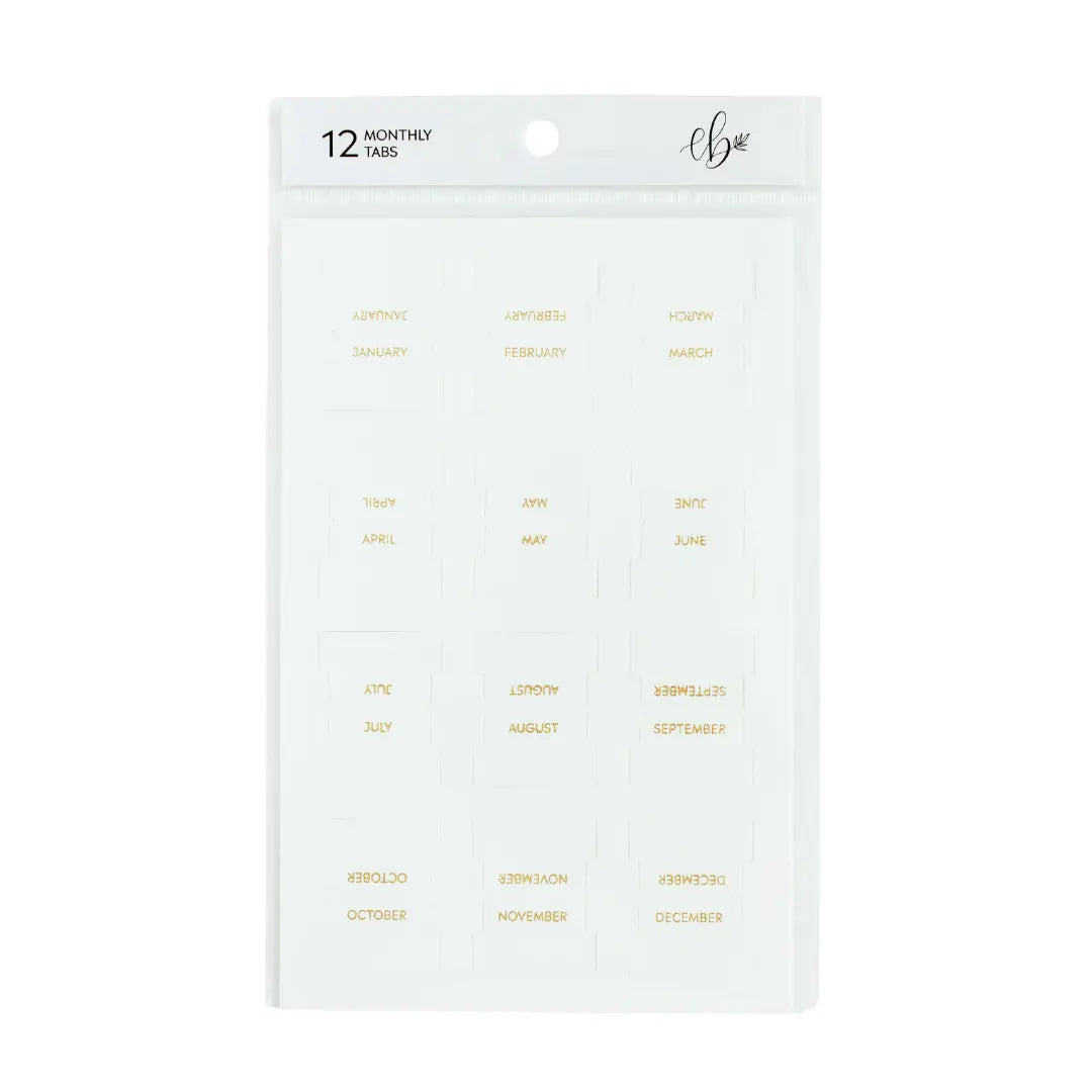 Monthly Planner Tabs