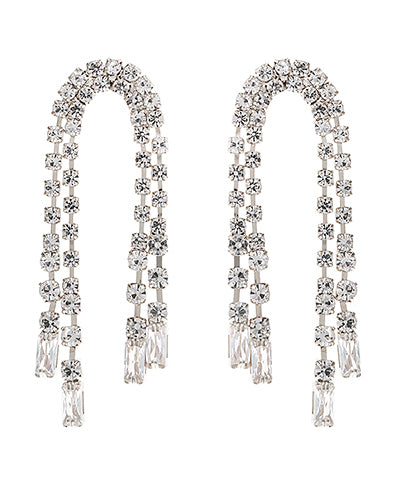 CZ Arch Chandelier Drop Earring