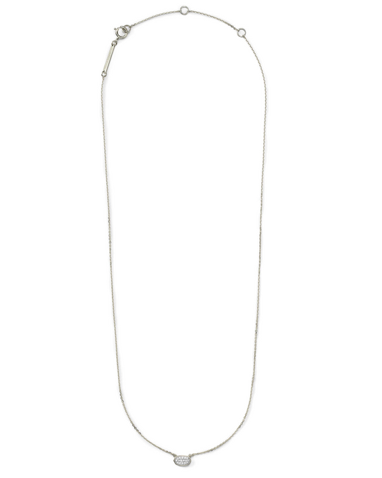 Marisa Pendant Necklace in 14K White Gold White Diamond