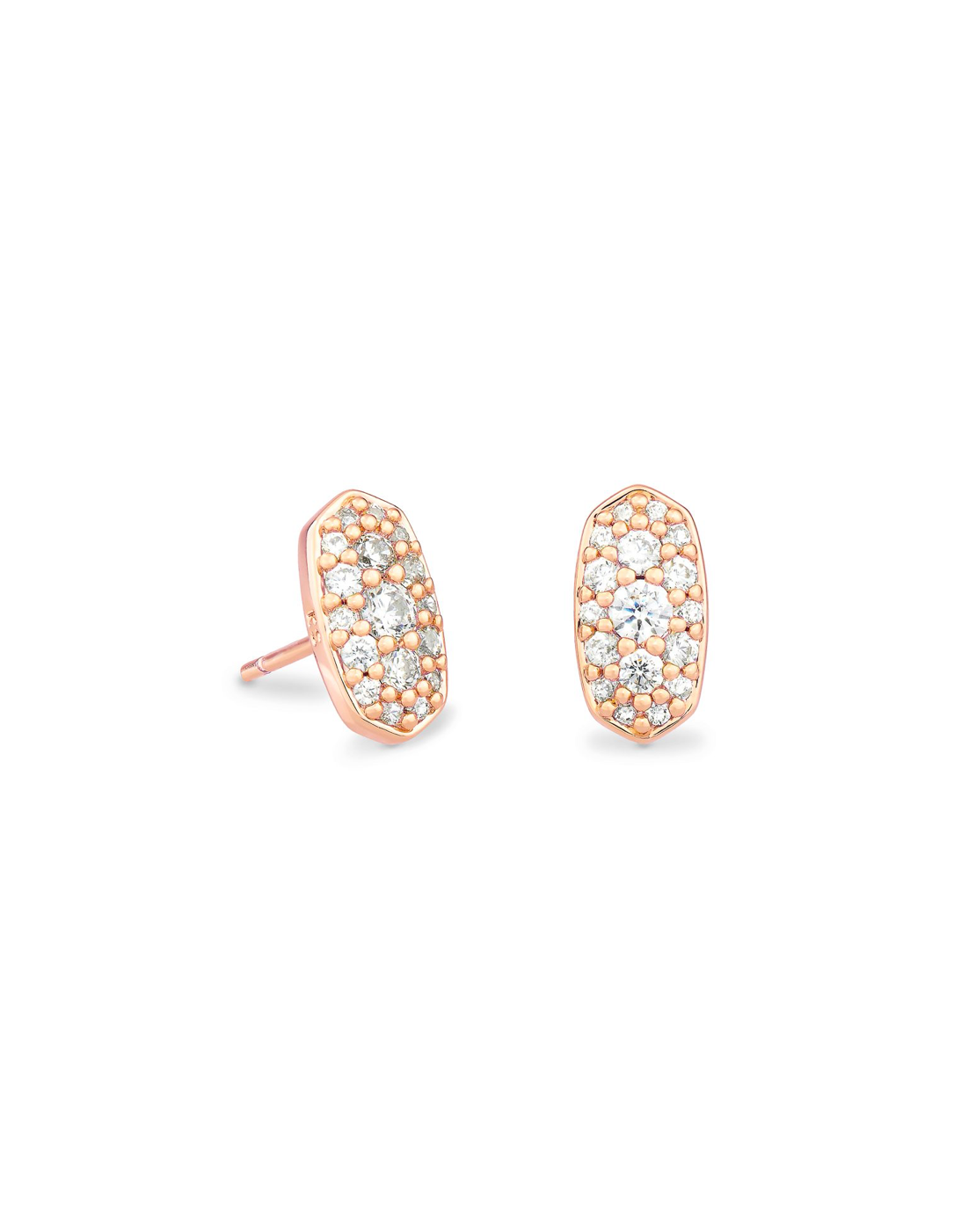 Grayson Crystal Stud Earrings | Multiple Colors