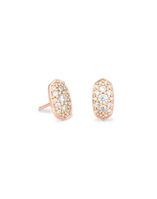 Grayson Crystal Stud Earrings | Multiple Colors