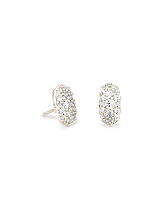 Grayson Crystal Stud Earrings | Multiple Colors