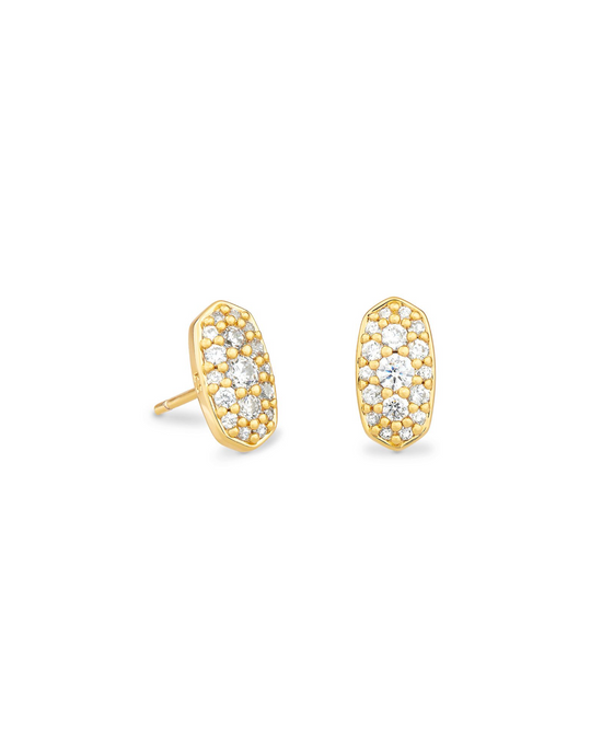 Grayson Crystal Stud Earrings | Multiple Colors