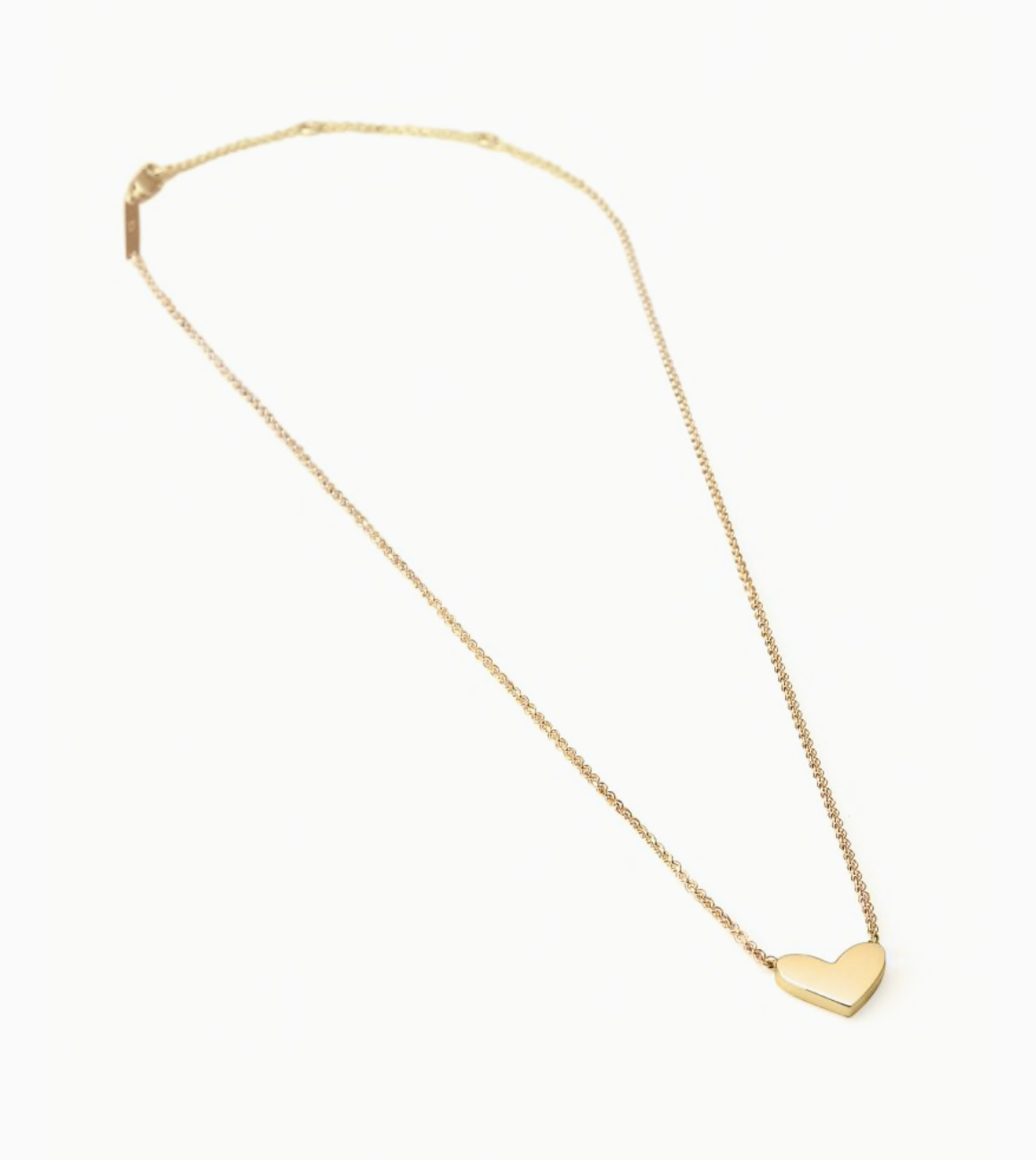 Ari Heart Short Pendant Necklace in 18K Gold Vermeil