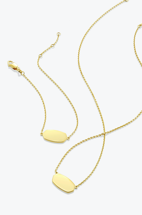 Elisa Pendant Necklace in 18K Gold Vermeil