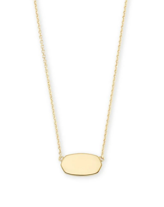 Elisa Pendant Necklace in 18K Gold Vermeil