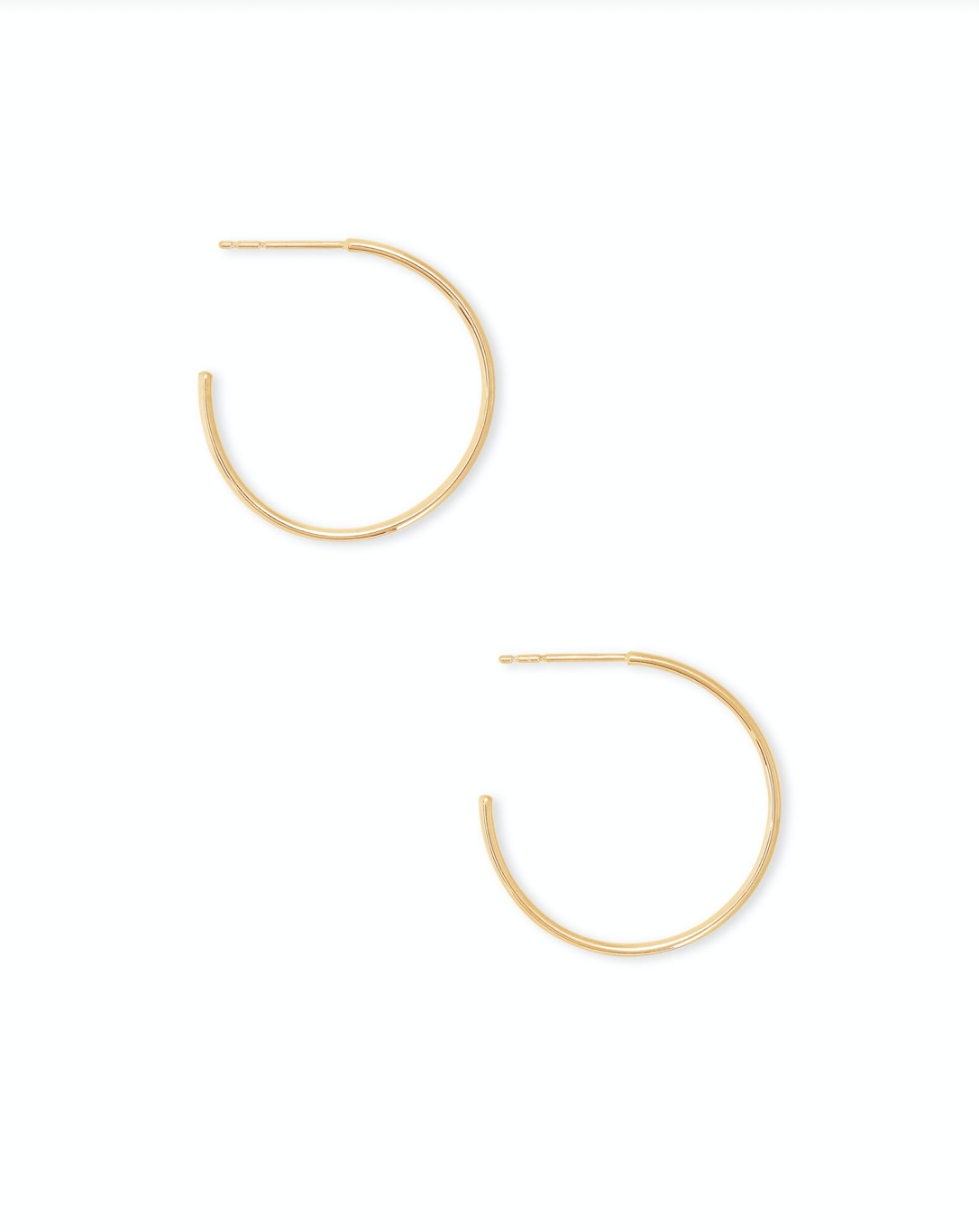 Keeley Hoop Earrings in 18k Gold Vermeil