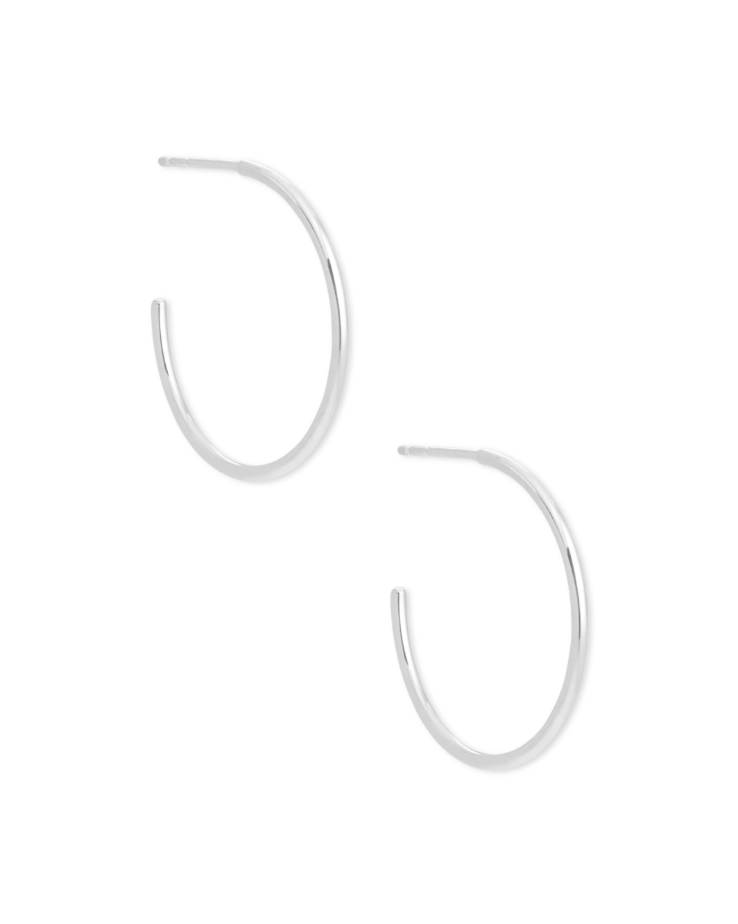 Keeley Small Hoop Earrings in Sterling Silver