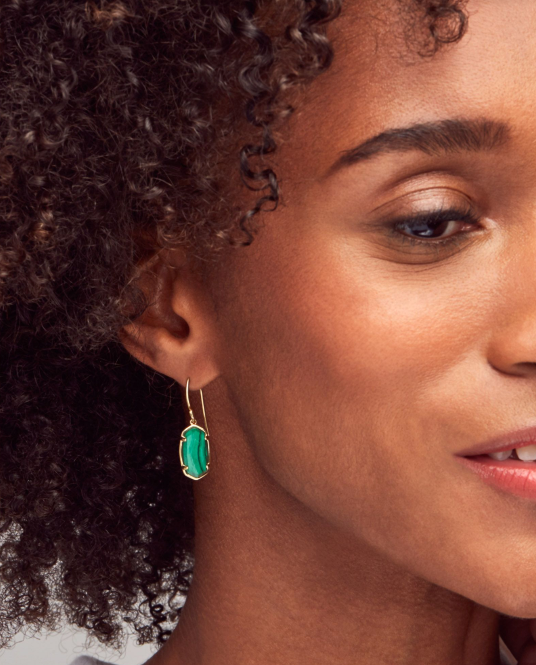 Lee Drop Earrings in 18k Gold Vermeil Turquoise