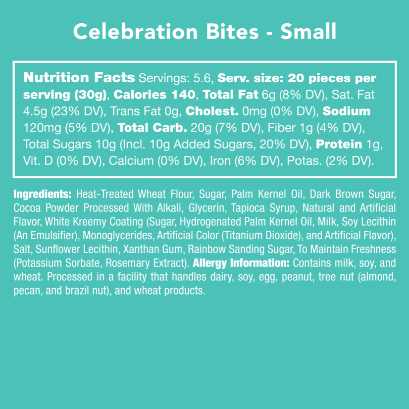 Celebrations Bites: Mini Brownie