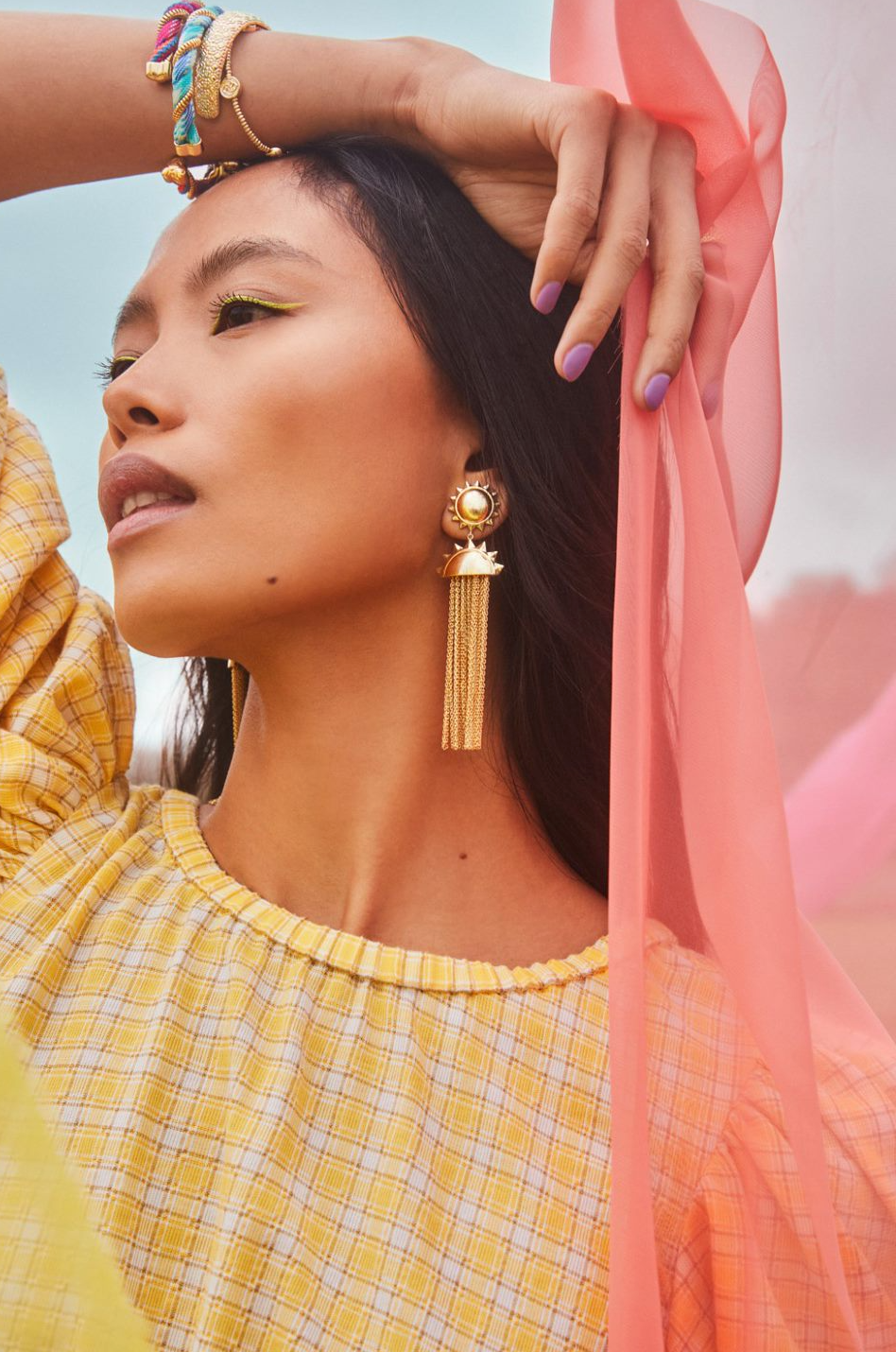 Load image into Gallery viewer, Sienna Sun Statement Earrings | Multiple Colors
