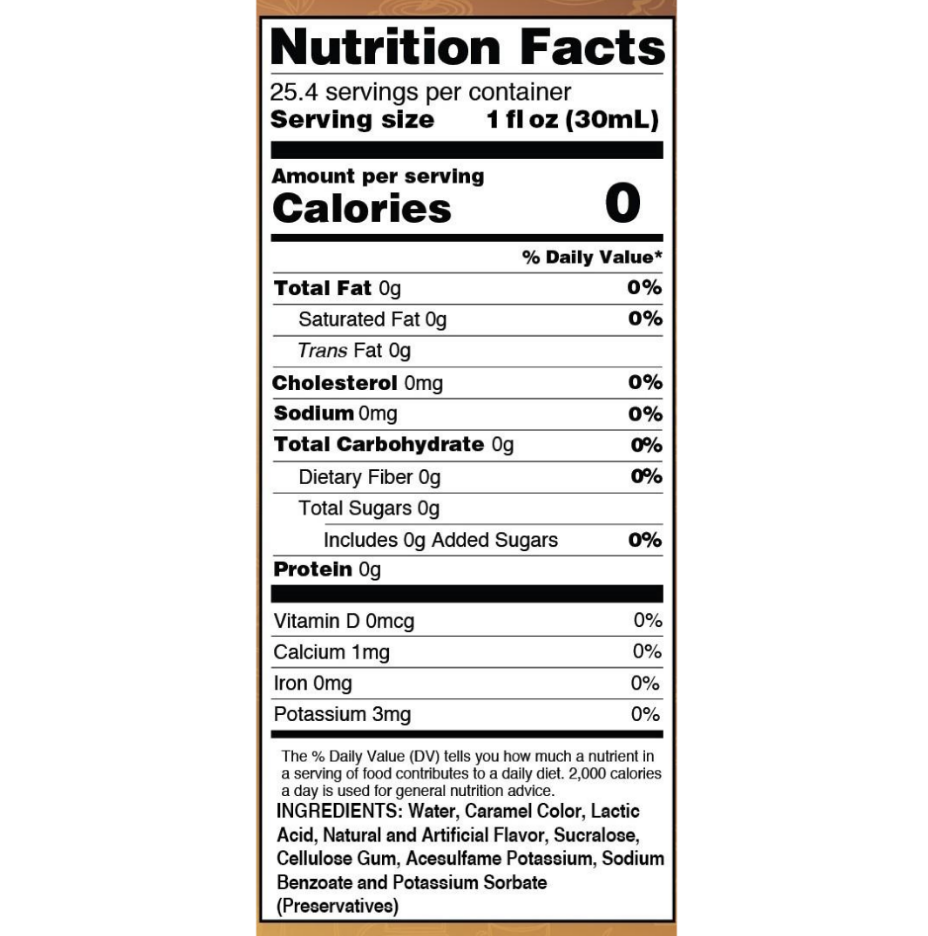 Skinny Mocha Syrup
