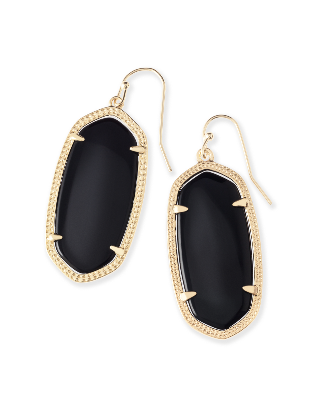 Elle Drop Earring in Black | Multiple Colors