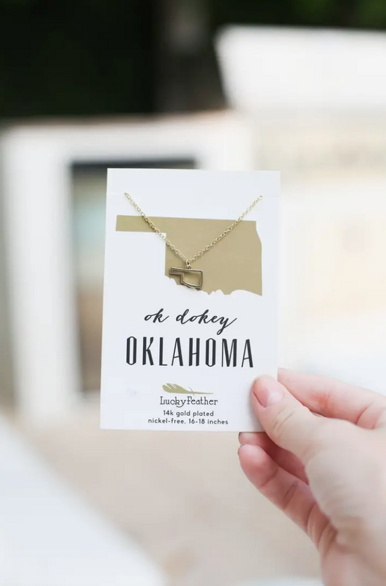 Oklahoma State Necklace