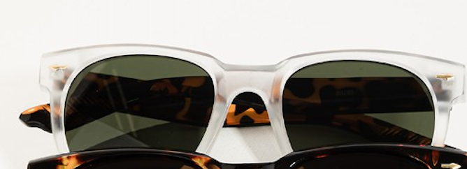 Wayfarer Acetate Square Rim Sunglasses