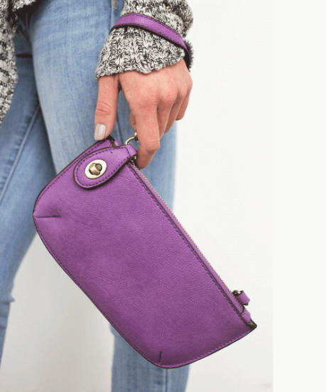 Mini Crossbody Wristlet Clutch | 20+ Colors