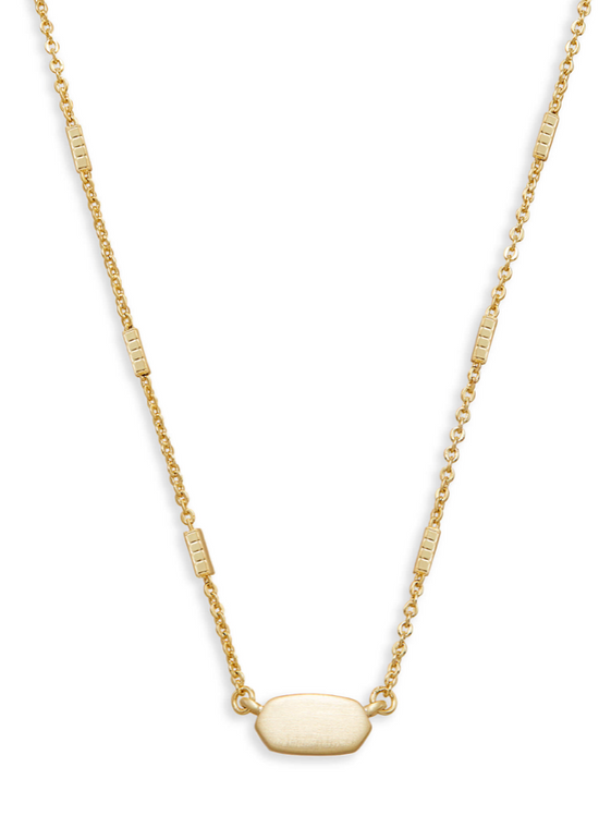 Fern Pendent Necklace | Multiple Colors