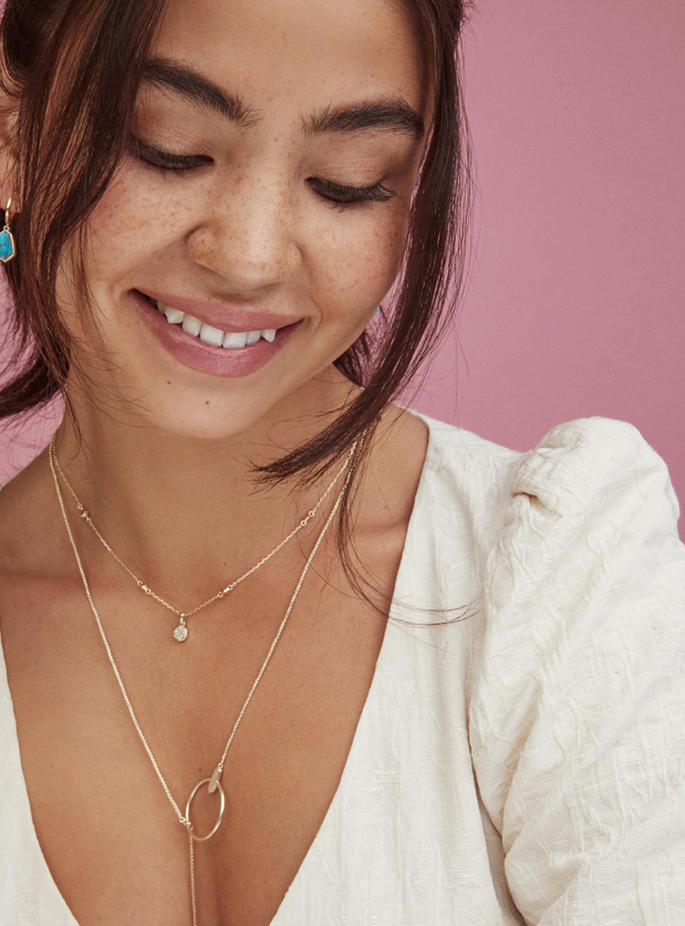 Nola Short Pendant Drusy Necklace | Multiple Colors