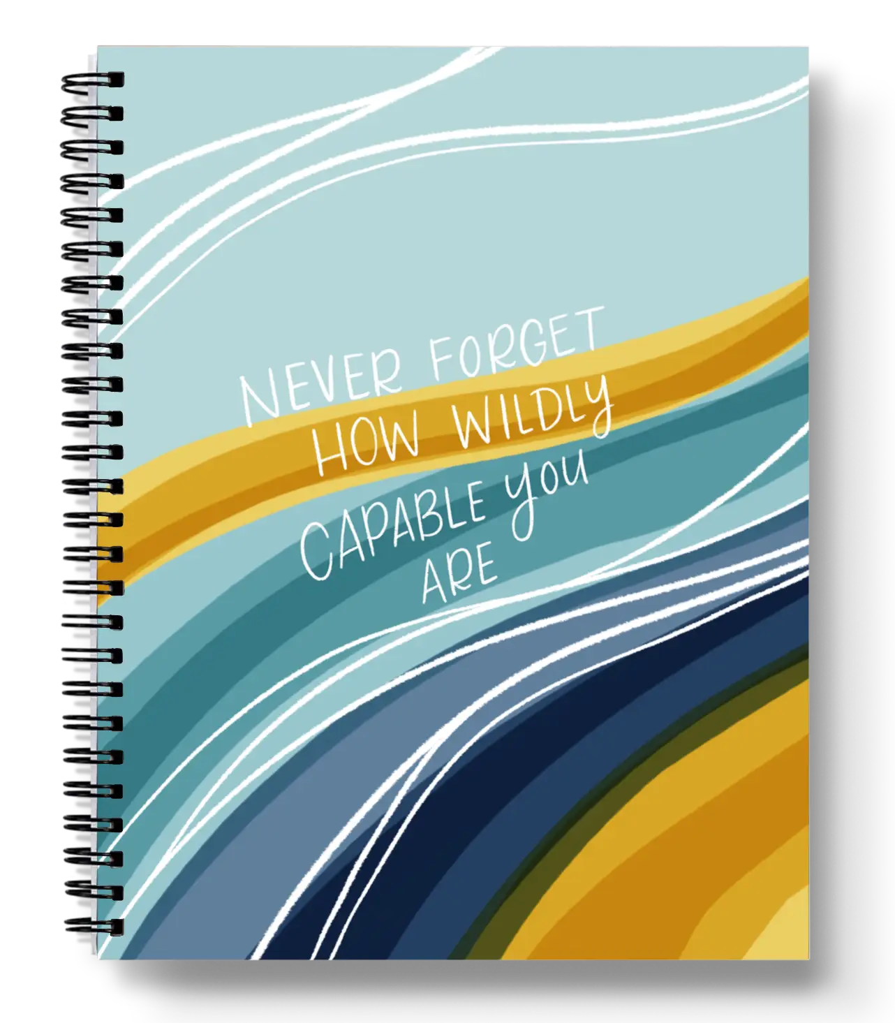 Wildly Capable Lined Spiral Notebook