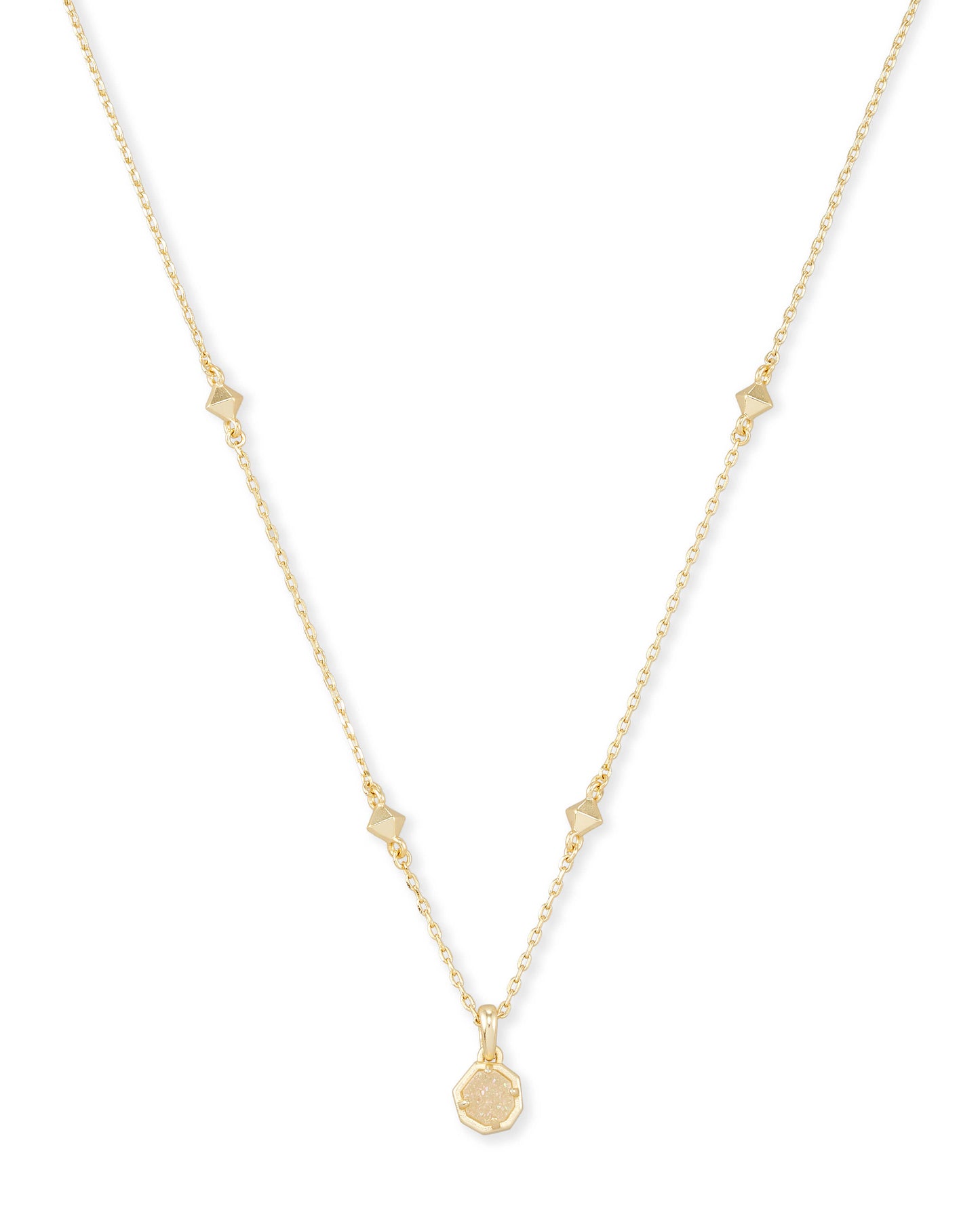 Nola Short Pendant Drusy Necklace | Multiple Colors