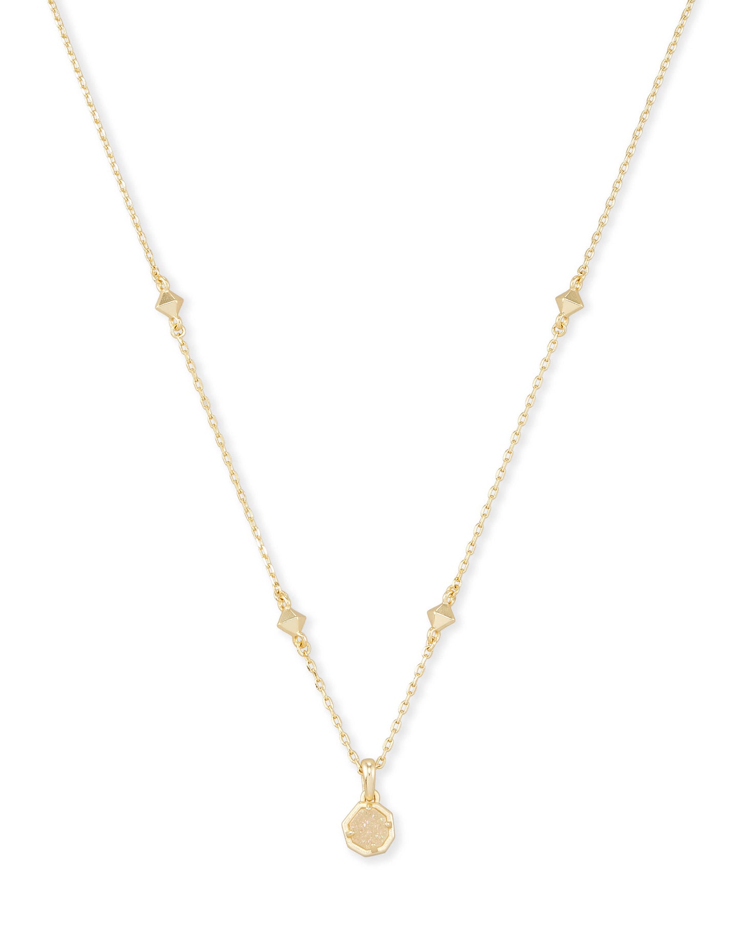 Load image into Gallery viewer, Nola Short Pendant Drusy Necklace | Multiple Colors
