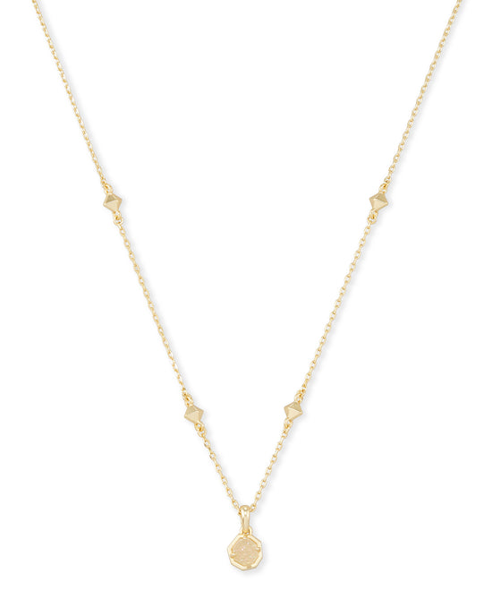 Nola Short Pendant Drusy Necklace | Multiple Colors
