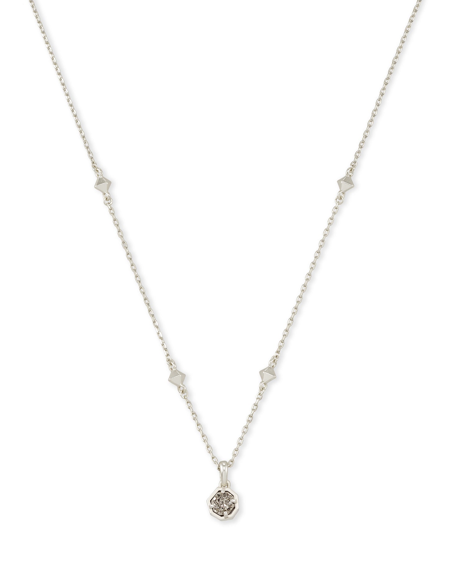 Nola Short Pendant Drusy Necklace | Multiple Colors