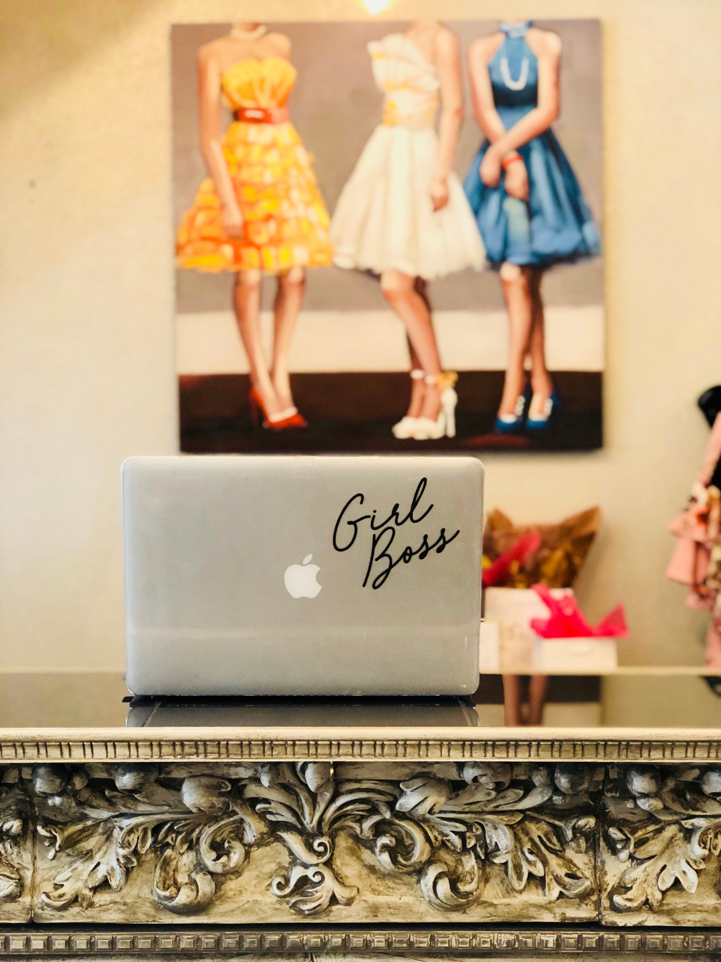 Girl Boss Transfer Sticker