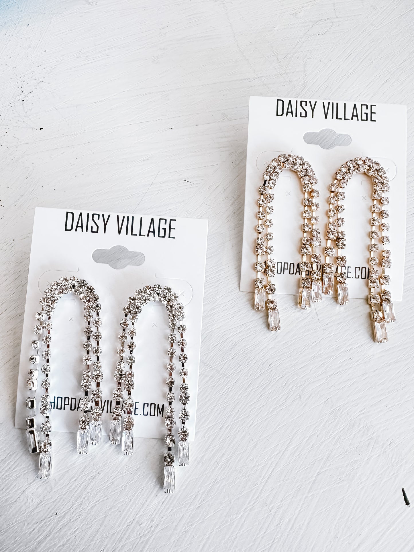 CZ Arch Chandelier Drop Earring